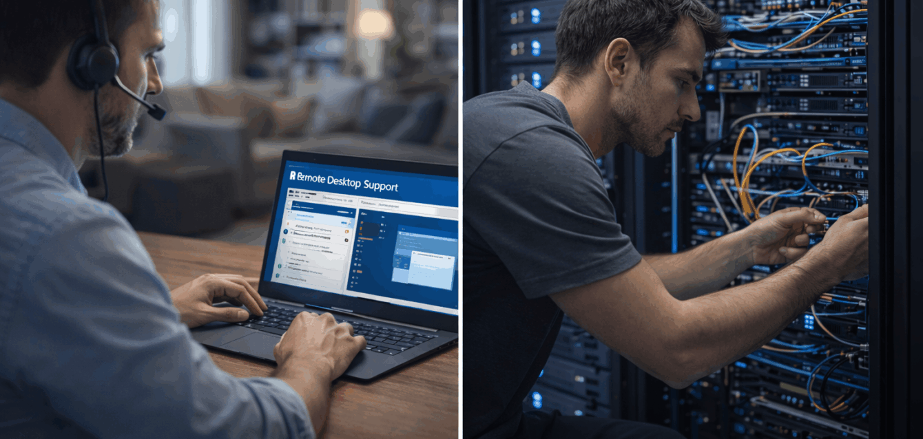 Remote Desktop Support vs. Onsite: Pros, Cons, and Use Cases