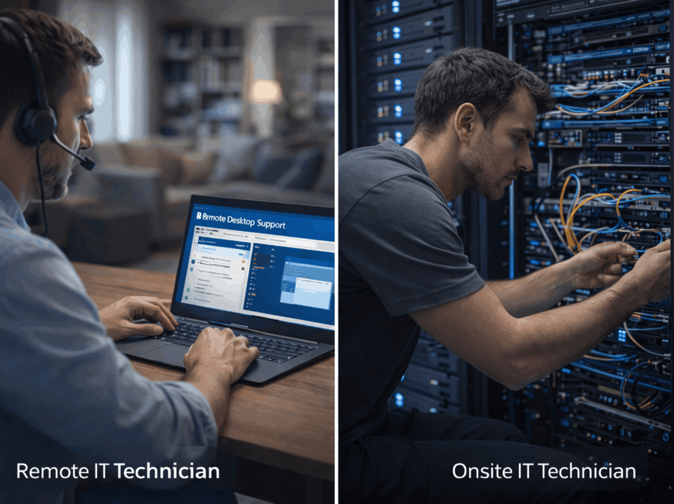 Remote Desktop Support vs. Onsite: Pros, Cons, and Use Cases