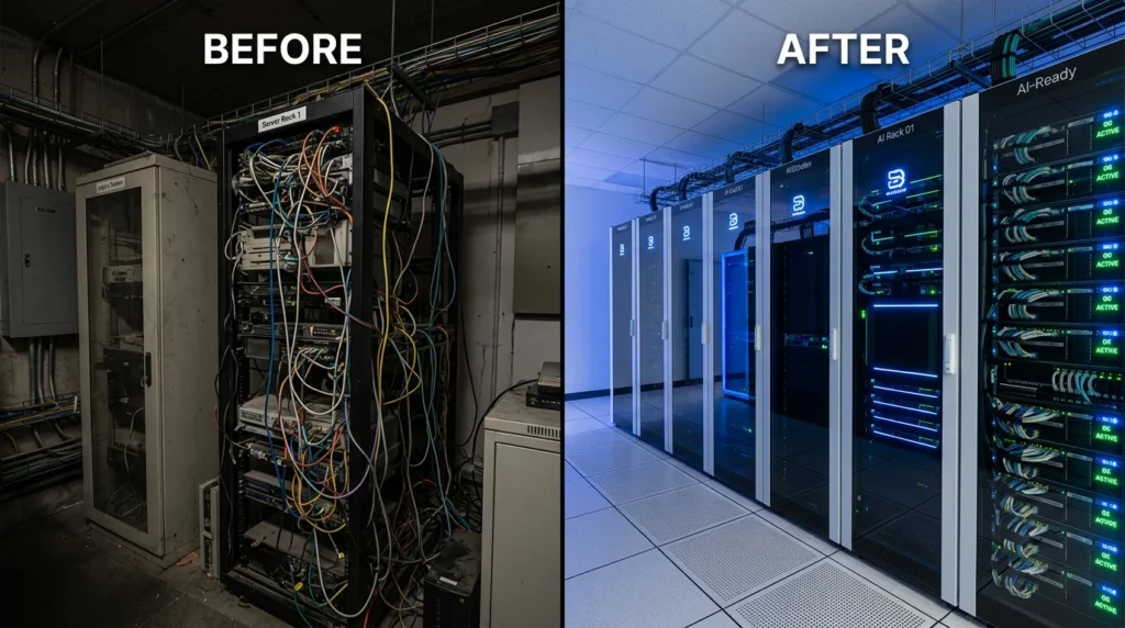 Before vs After IT Infrastructure