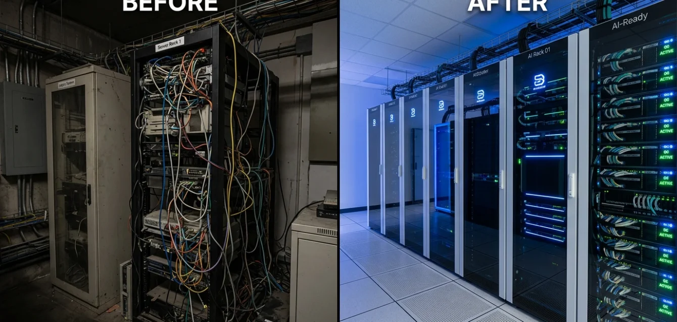 Before vs After IT Infrastructure