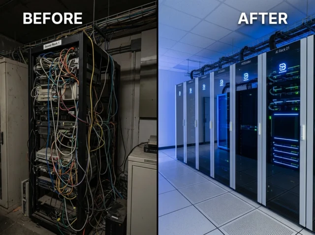 Before vs After IT Infrastructure