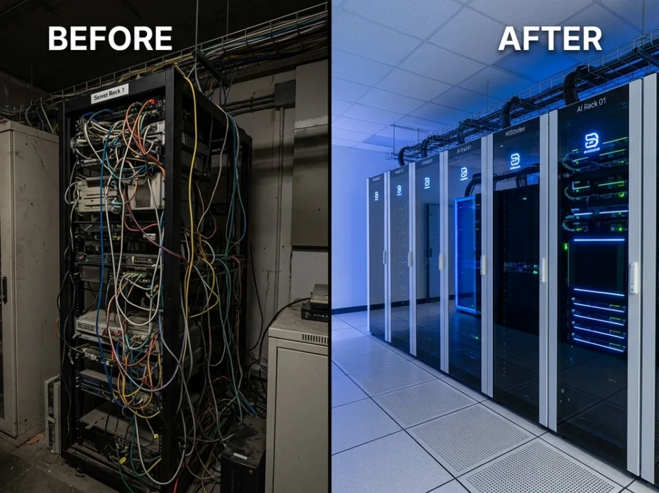 Before vs After IT Infrastructure