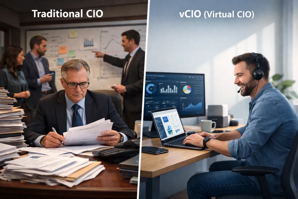 Traditional CEO vs Virtual CEO