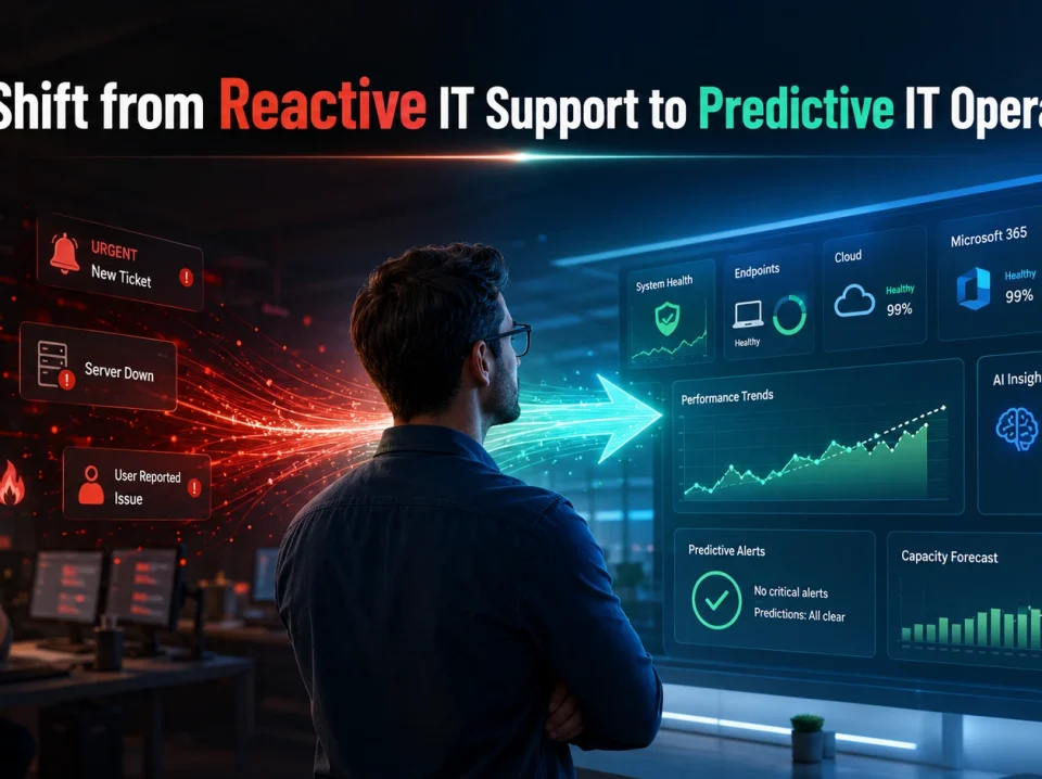 Shift from Reactive IT Support to Predictive IT Operations