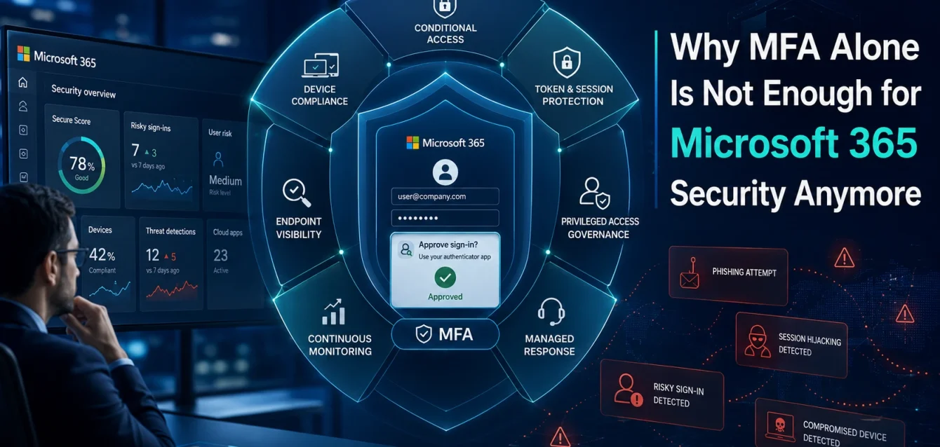 Layered Microsoft 365 identity security beyond basic MFA